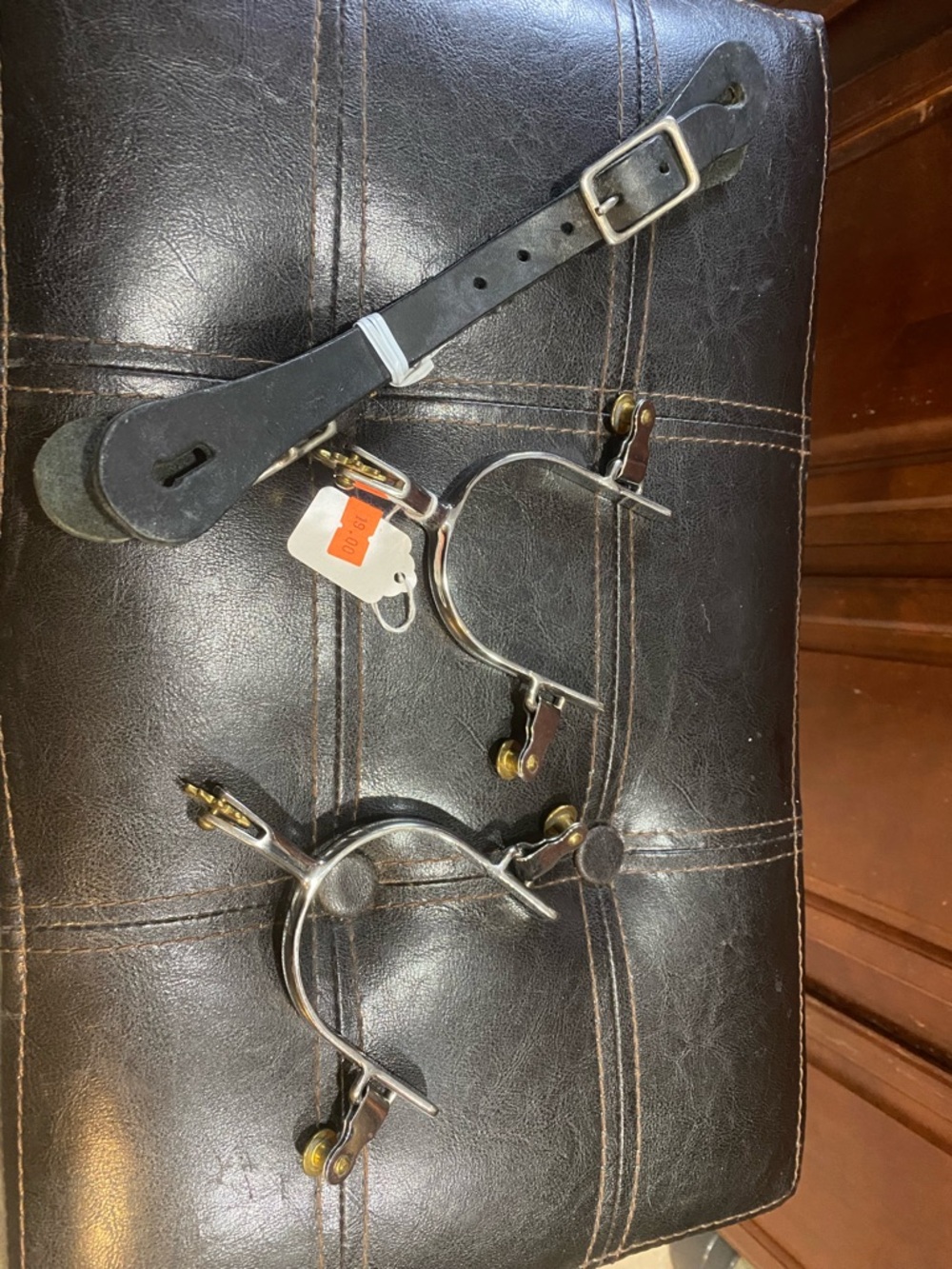 Horse New Boot Spurs with New Straps for Equestrian Riding